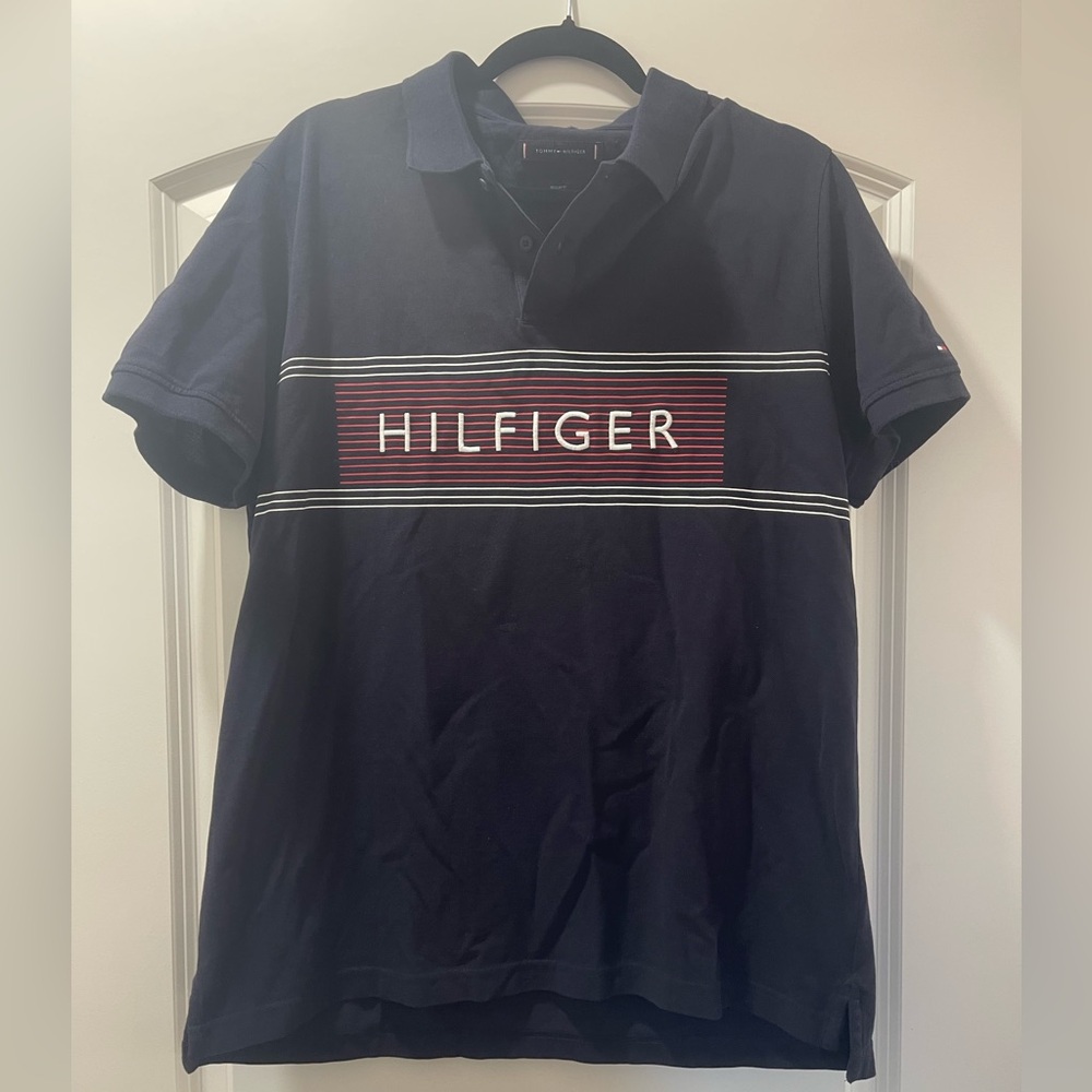Men’s Collared Shirt ~ Polo Style | Tommy Hilfiger ~ size XL